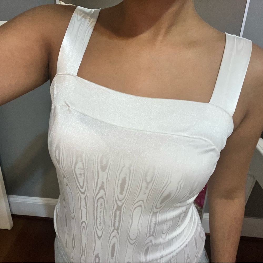 White tank top